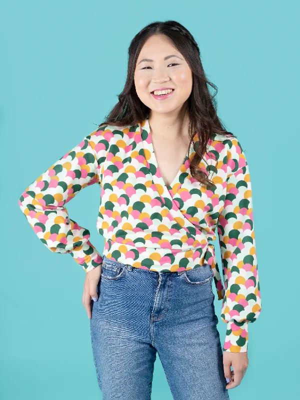 Tilly and the Buttons Pearl Cardigan Satin Blend Silk Blend Wool Blend