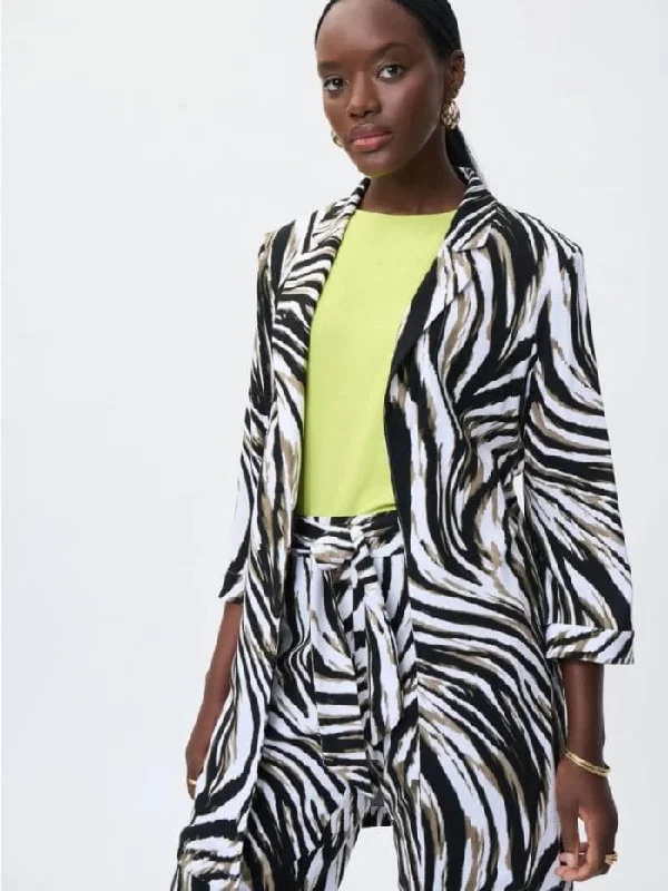 Joseph Ribkoff Linen Look Animal Print Jacket 231139 2539 Striped Jacket Polka Dot Jacket Floral Jacket