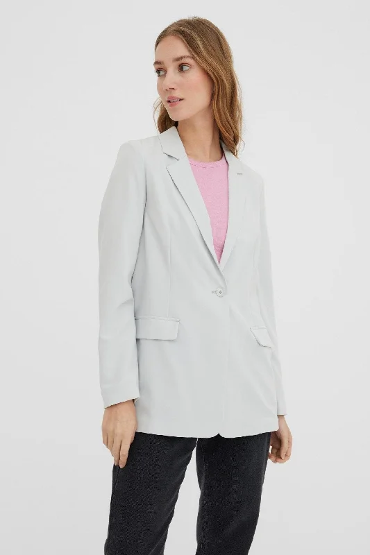 Zelda Blazer - Glacier Gray Women's Trendy Jacket