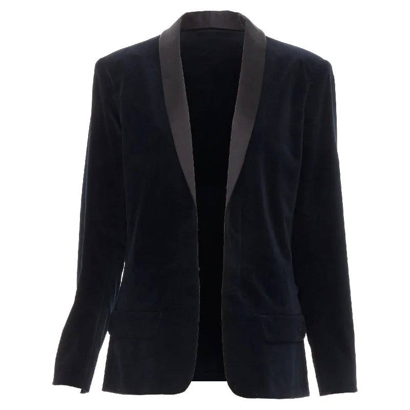 Chanel paris hamburg metier d'art velvet tuxedo blazer Women's Elegant Blazer