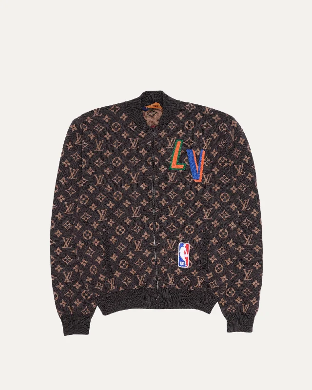NBA Monogram Sweater Fleece Fabric Down Fabric Feather Fabric