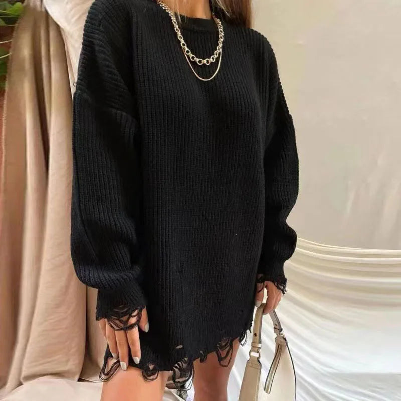 o-neck Black