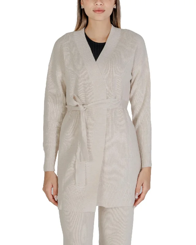 Clere Cler Women's Ribbed Knit Cardigan Asymmetrical,ymmetric Pencil Cardigan