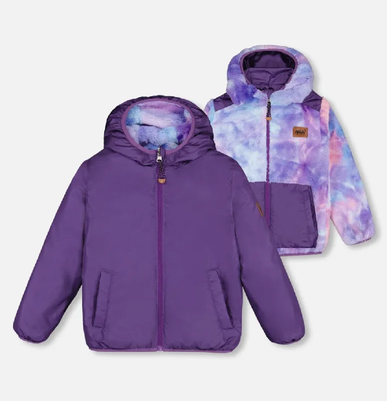 Reversible Jacket - Patrician Purple Herringbone Jacket Checkered Jacket Solid Jacket