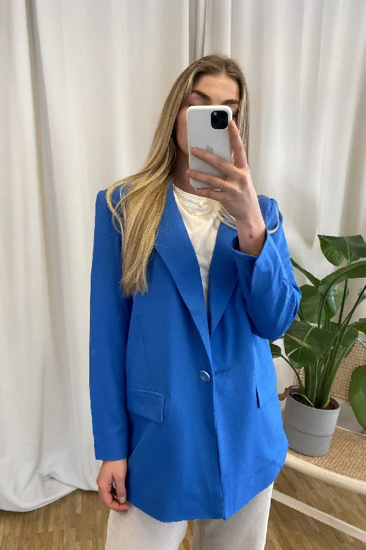 Violet Blazer - Strong Blue Summer Women's Jacket