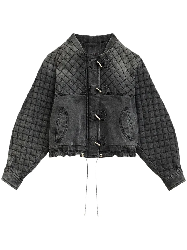 Celiany bomber jacket Herringbone Jacket Houndstooth Jacket Plaid Jacket