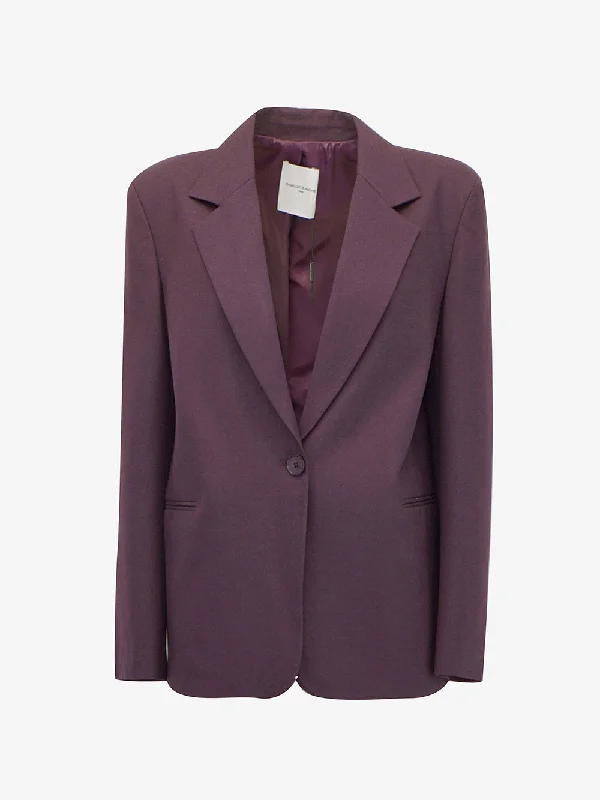 Isabelle blanche - Blazer over monopetto e tasche a filo Women's Custom Jacket