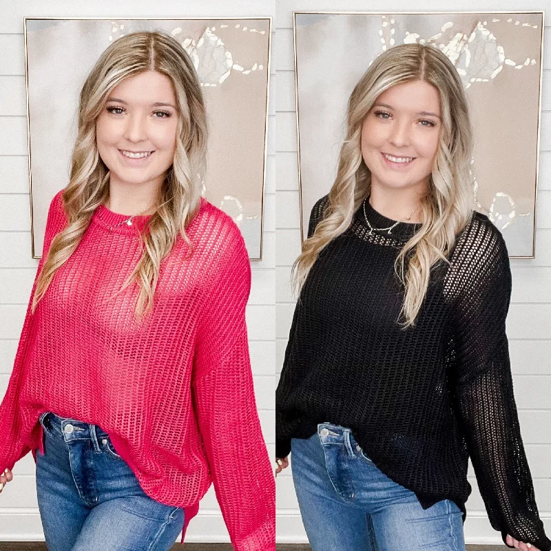 White Birch Thunder Knit Long Sleeve Sweater Top - 2 colors! Zippered Buttoned Snapped