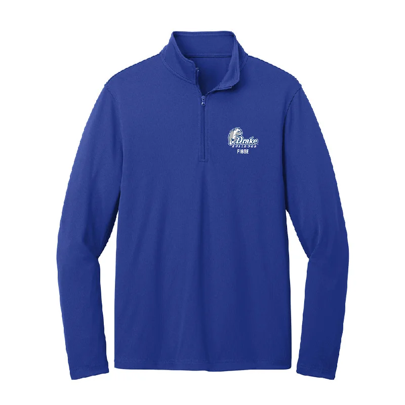 Drake - NCAA Women's Rowing : Caitlin Figge - Lightweight Quarter Zip Jacket Zip Front Button Front Snap Front Drake - NCAA Women's Rowing : Caitlin Figge - Lightweight Quarter Zip Jacket Zip Front Button Front Snap Front