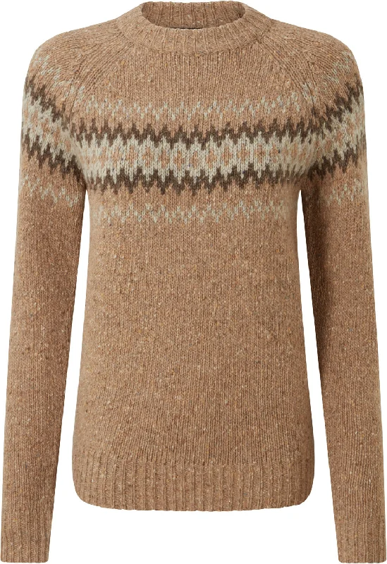 Dumji Crew Neck Sweater - Women's|-|Chandail à col rond Dumji - Femme Denim Fabric Leather Fabric Suede Fabric Dumji Crew Neck Sweater - Women's|-|Chandail à col rond Dumji - Femme Denim Fabric Leather Fabric Suede Fabric