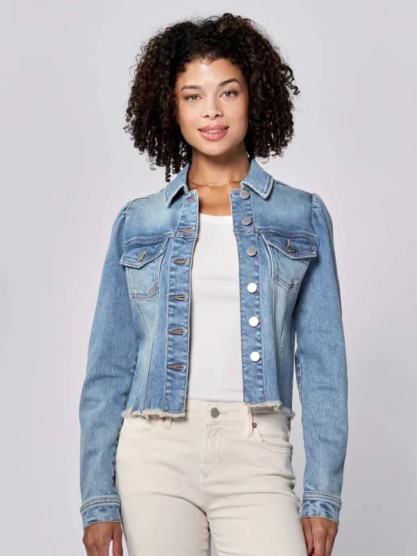 {Dear John Denim} Roselyn Jacket Tiered Jacket Buttoned Jacket Zippered Jacket