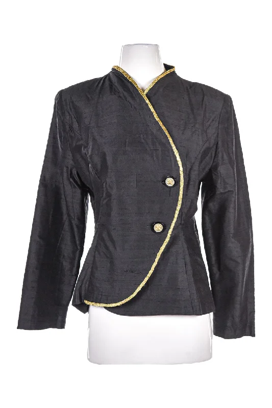 Linda Allard Ellen Tracy 1980's Blazer Women's Simple Jacket