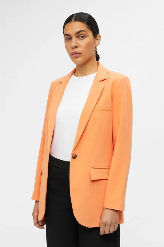 Sigrid Blazer - Autumn Sunset Women's Simple Jacket