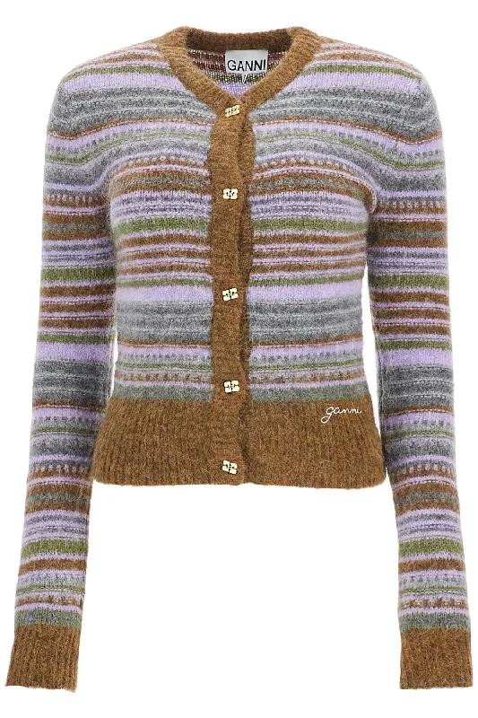 soft striped cardigan with fluffy K2355 MILITARY OLIVE Machine Wash Dry Clean Hand Wash soft striped cardigan with fluffy K2355 MILITARY OLIVE Machine Wash Dry Clean Hand Wash