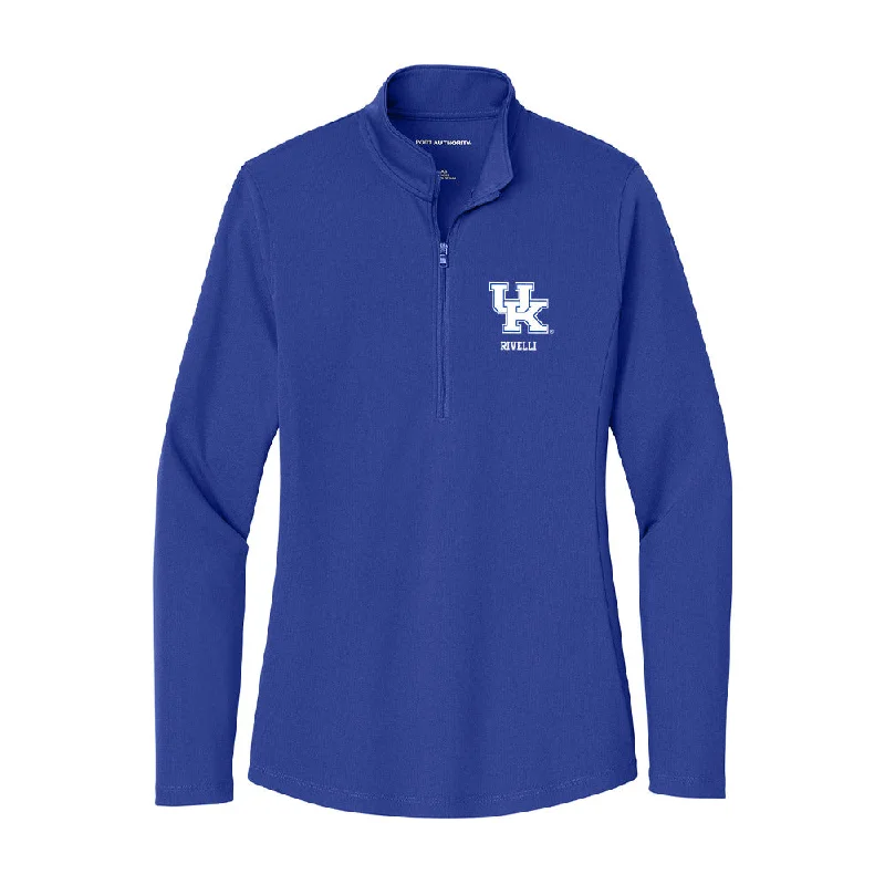 Kentucky - NCAA Women's Gymnastics : Isabella Rivelli - Women's Lightweight Quarter Zip Jacket Tailored Jacket Straight Jacket A-Line Jacket Kentucky - NCAA Women's Gymnastics : Isabella Rivelli - Women's Lightweight Quarter Zip Jacket Tailored Jacket Straight Jacket A-Line Jacket