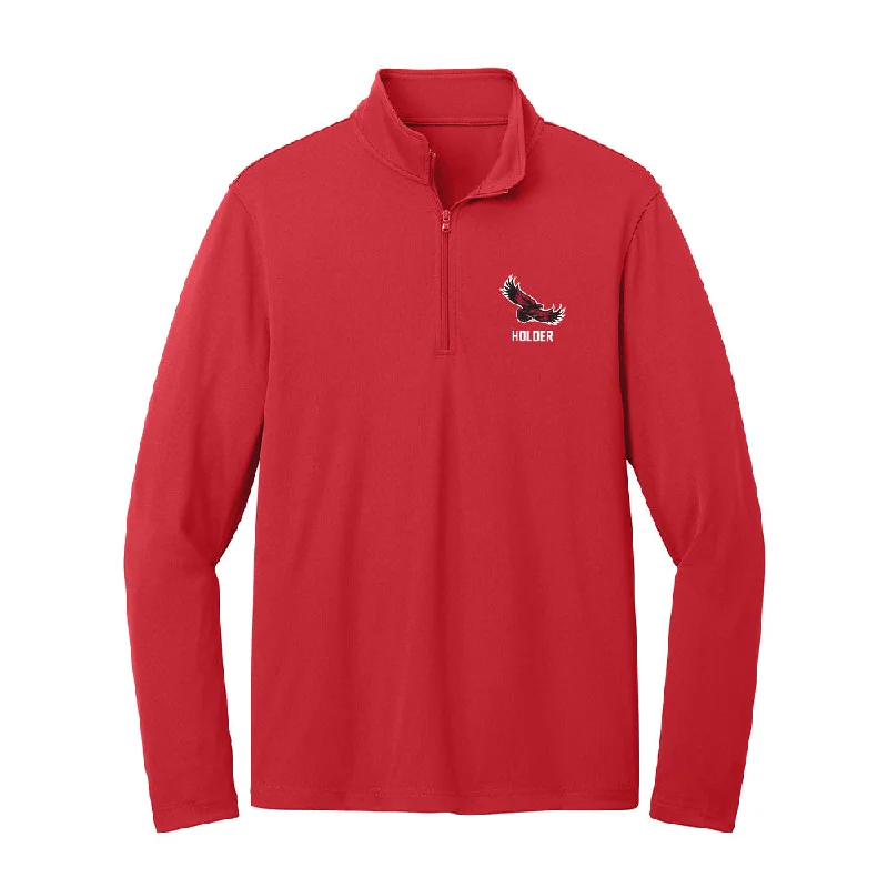 St. Joe's - NCAA Women's Rowing : Evie Holder - Lightweight Quarter Zip Jacket Wool Jacket Cashmere Jacket Tweed Jacket St. Joe's - NCAA Women's Rowing : Evie Holder - Lightweight Quarter Zip Jacket Wool Jacket Cashmere Jacket Tweed Jacket