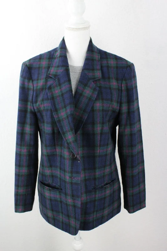 Vintage Pendleton Wool Blazer (XL) Women's Simple Blazer