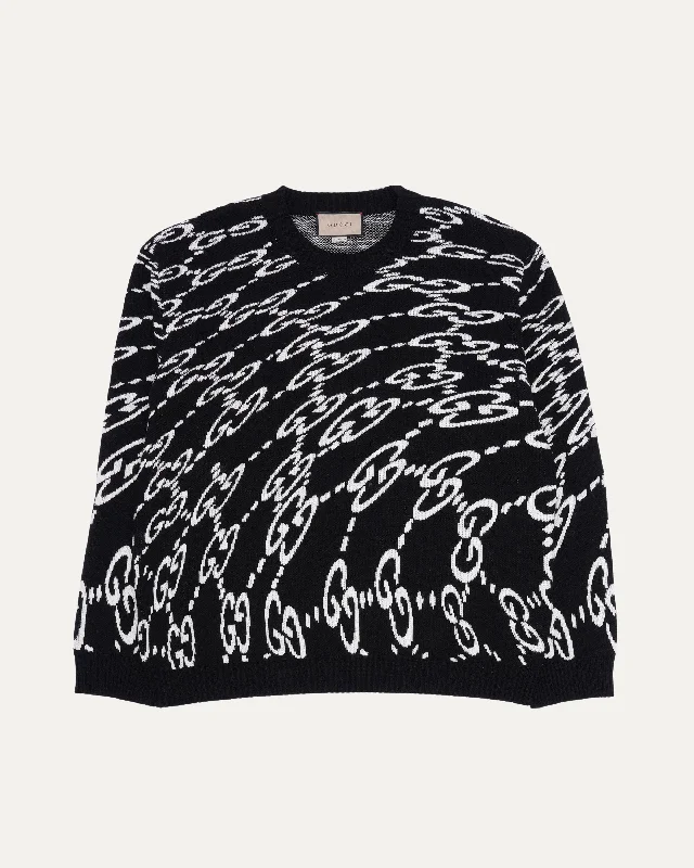 Wavy GG Monogram Sweater Rayon Fabric Velvet Fabric Corduroy Fabric