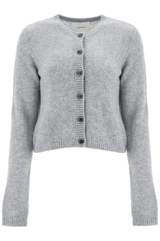 felicia silk and cashmere cardigan 2024231 CLOUDY Silk Blend Satin Velvet