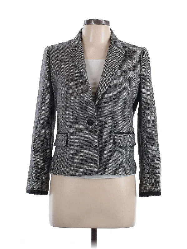 Wool Blazer Women's Stripe Blazer