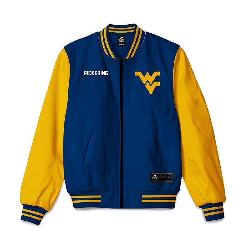 West Virginia - NCAA Women's Track & Field : Cate Pickering - Bomber Jacket Insulated Jacket Fitted Jacket Loose Jacket West Virginia - NCAA Women's Track & Field : Cate Pickering - Bomber Jacket Insulated Jacket Fitted Jacket Loose Jacket