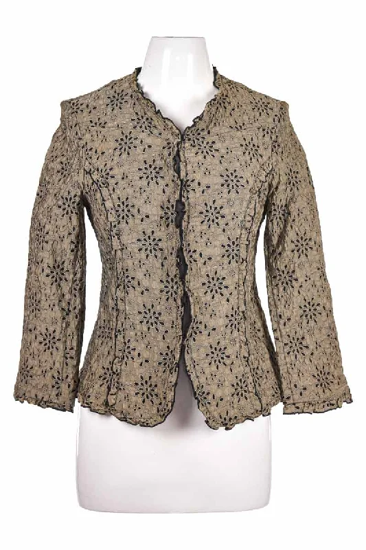 Eyelet Blazer Women's Elegant Blazer