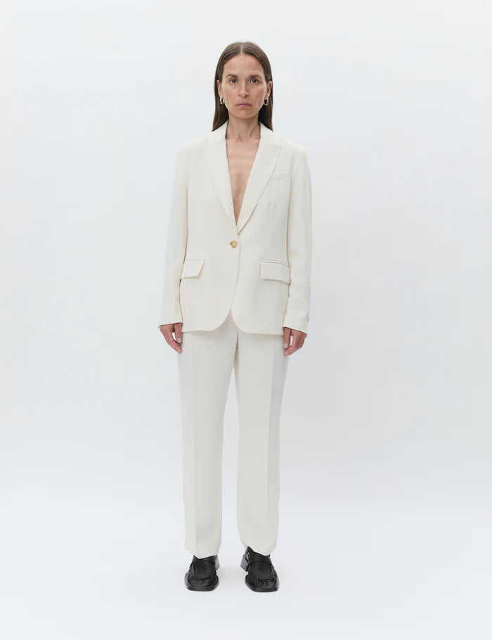Hector Classic Blazer | Ivory Shade Women's Luxurious Jacket