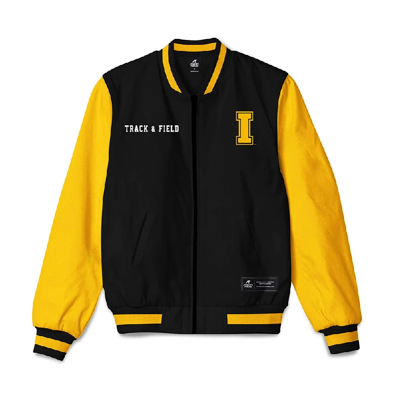 Idaho - NCAA Women's Track & Field : Tesse Kamps - Bomber Jacket Hoodie Zip-Up Jacket Button-Up Jacket