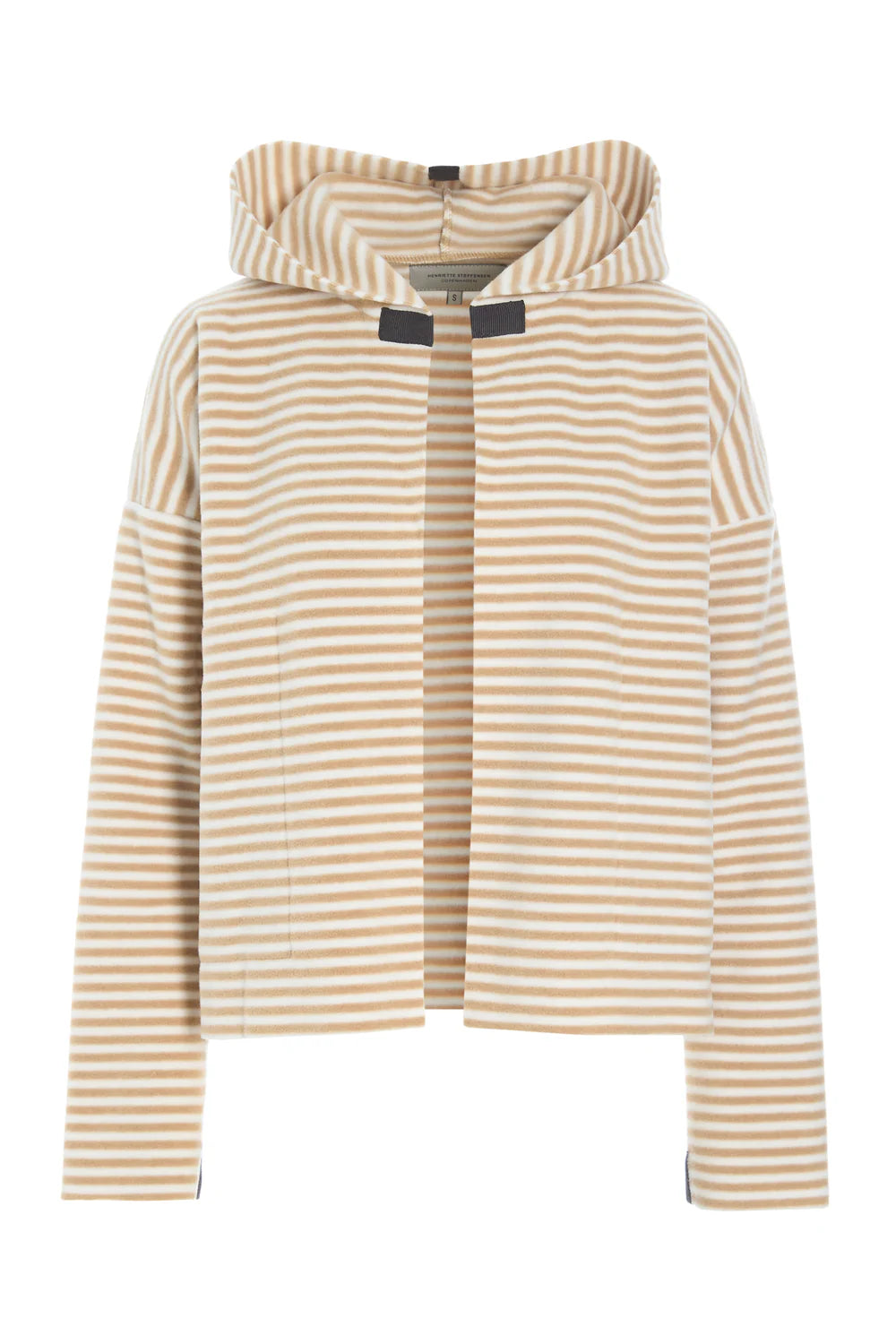 Henriette Steffensen Sporty Cardigan in Stripes C&O Fleece Cardigan Nylon Polyester