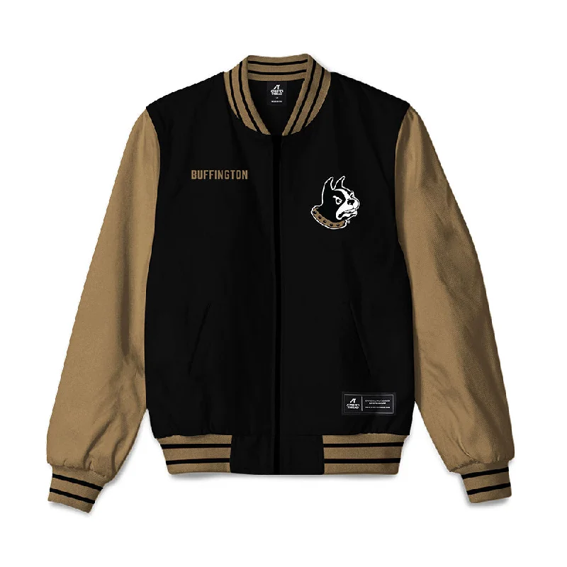 Wofford - NCAA Women's Track & Field : Lilly-Frances Buffington - Bomber Jacket Denim Jacket Leather Jacket Suede Jacket
