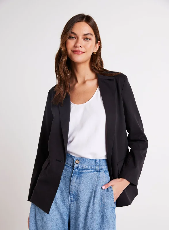 SINGLE BREASTED BLAZER Women's Navy Jacket