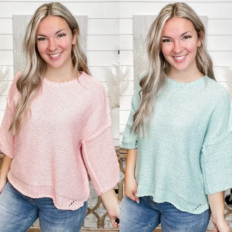 Giving Hope Easel Sweater Top - 3 colors! Iron Safe Non-Iron Wrinkle Free