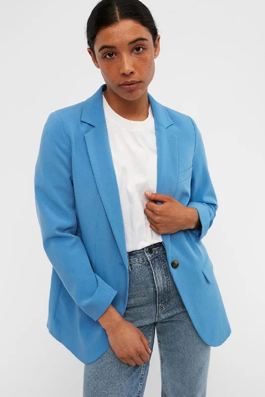 Sigrid Blazer - Marina Blå Women's Short Blazer