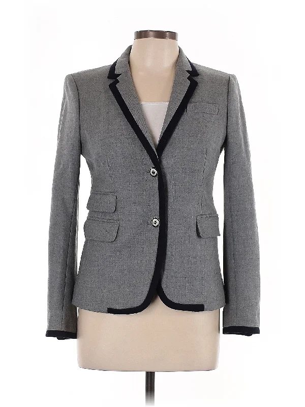 Wool Blazer Women's Navy Jacket