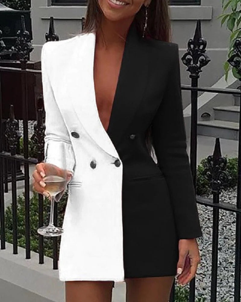 Black White