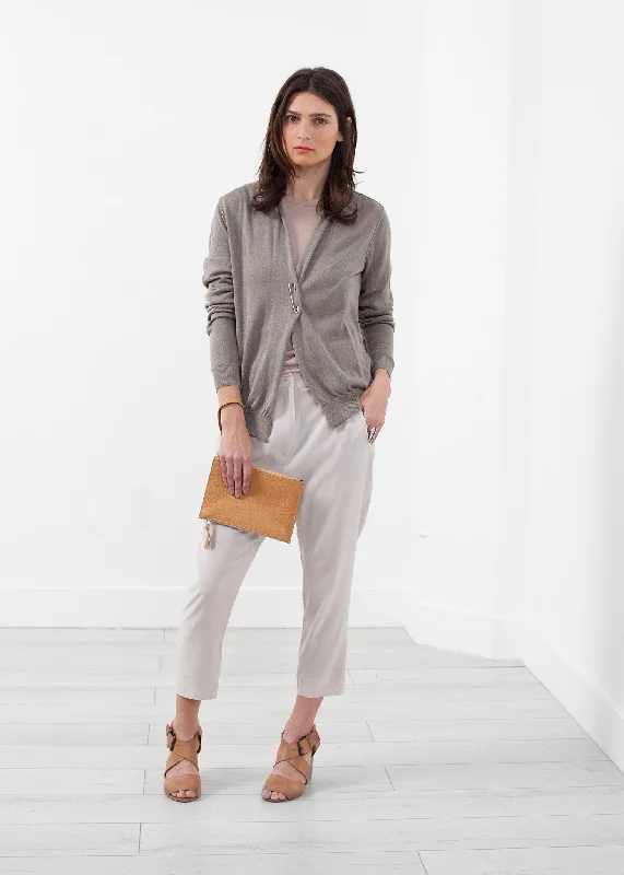Shawl Cardigan Mesh Cardigan Canvas Denim