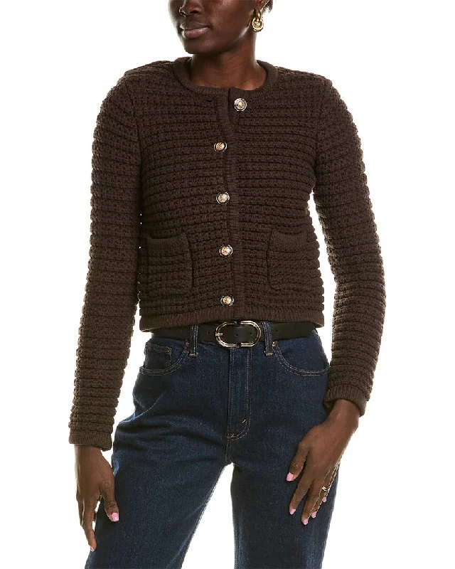 Walter Baker Janis Cardigan Sequined Glittery Shiny