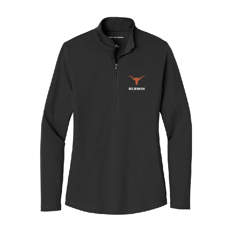 Texas - NCAA Women's Rowing : Sue Holderness - Women's Lightweight Quarter Zip Jacket Herringbone Jacket Houndstooth Jacket Plaid Jacket Texas - NCAA Women's Rowing : Sue Holderness - Women's Lightweight Quarter Zip Jacket Herringbone Jacket Houndstooth Jacket Plaid Jacket