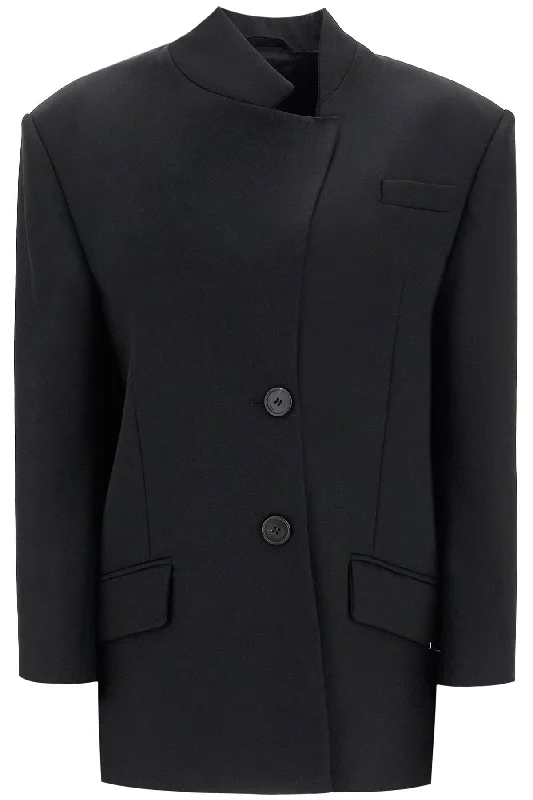 The Attico Women's Asymmetric Wool Blazer For Women's Casual Suit