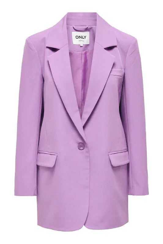 Lana-Berry Oversized Blazer - Dewberry Women's Travel Jacket