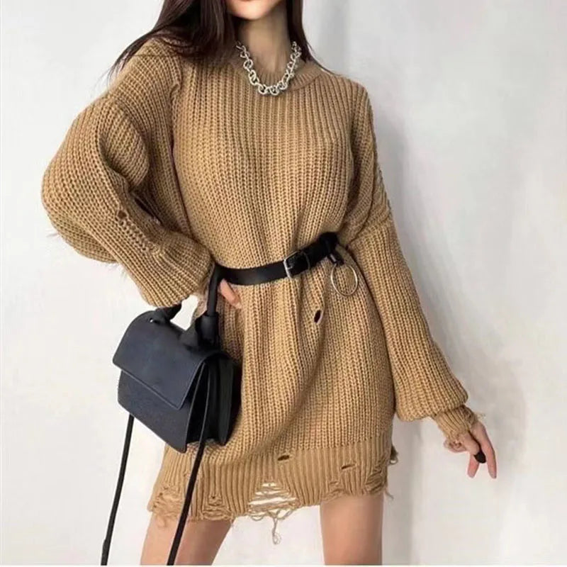 o-neck Khaki