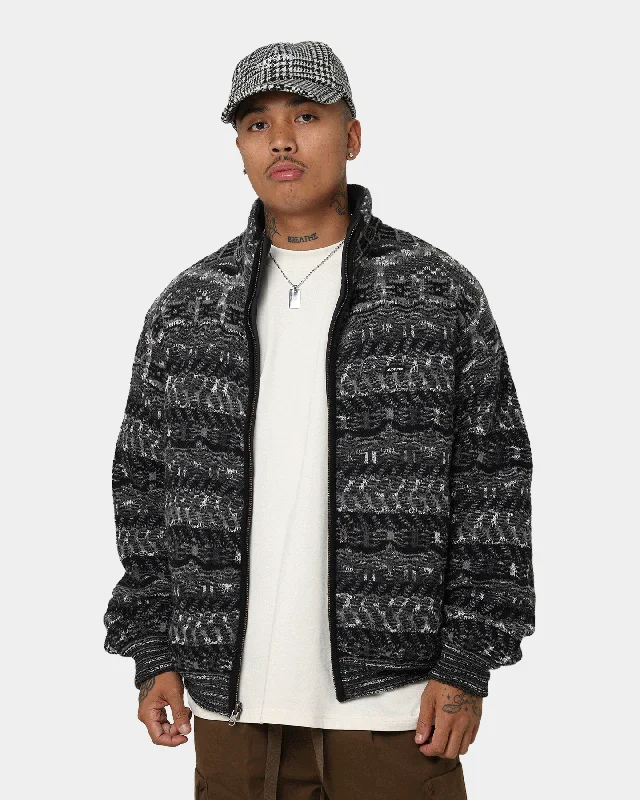 Supreme X Missoni Reversible Knit Jacket Black Cardigan Sweater Pullover