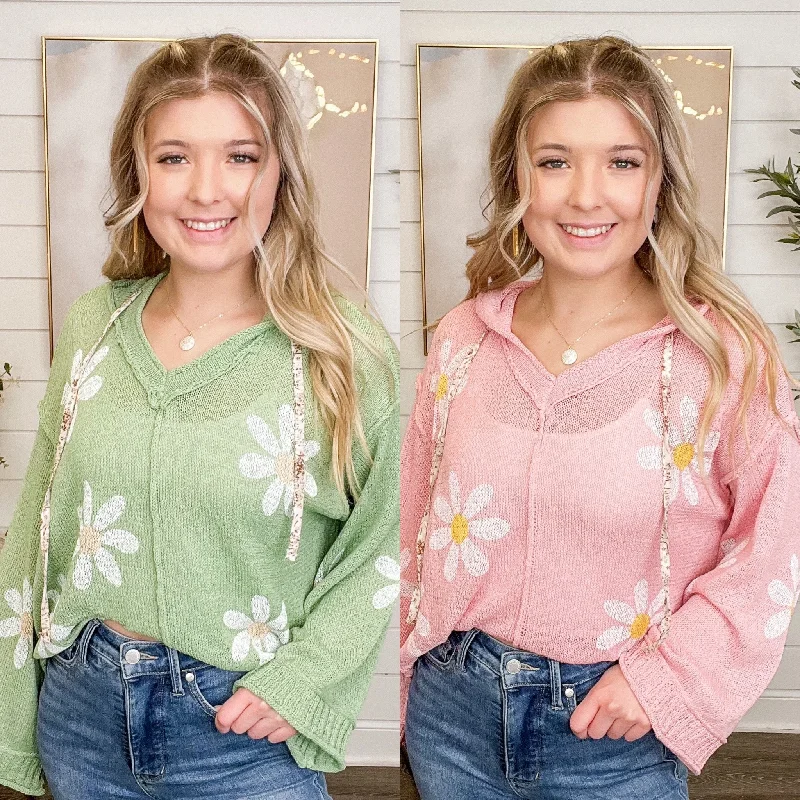 POL Try it On Knit Long Sleeve Hooded Sweater Top - 2 colors! Graphic Sweater Embroidered Appliqued POL Try it On Knit Long Sleeve Hooded Sweater Top - 2 colors! Graphic Sweater Embroidered Appliqued