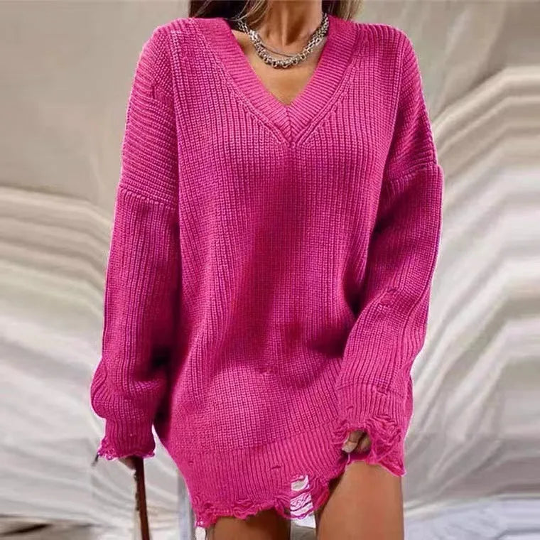 v-neck Rose