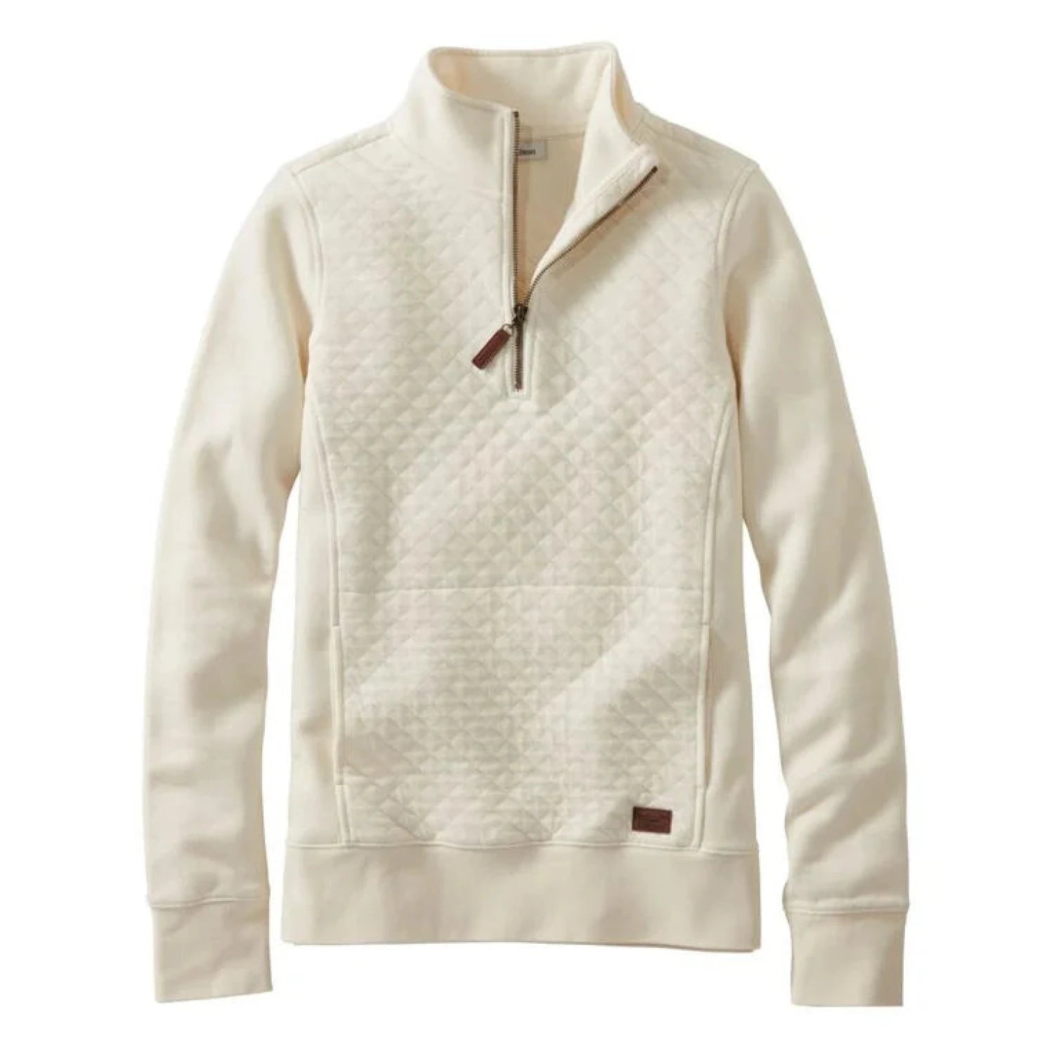 W's Quilted Quarter-Zip Pullover Sweater Anti-Pilling Anti-Shrink Durable