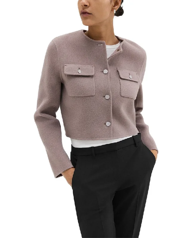 Theory Pocket Wool & Cashmere-Blend Cardigan Faux Fur Fabric Real Fur Fabric Shearling Fabric Theory Pocket Wool & Cashmere-Blend Cardigan Faux Fur Fabric Real Fur Fabric Shearling Fabric