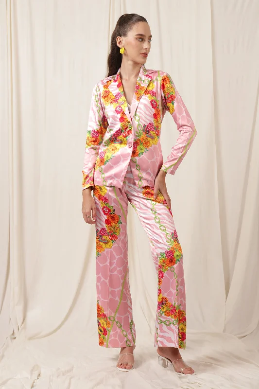 THE CLASSIC BLAZER CO-ORD SET Women's Trendy Jacket