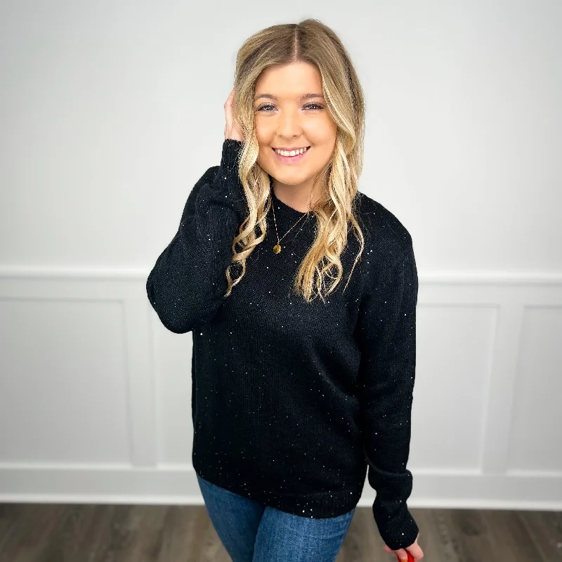 White Birch Center of Attention Long Sleeve Black Sweater Top Turtle Neck Boat Neck Asymmetrical Neck White Birch Center of Attention Long Sleeve Black Sweater Top Turtle Neck Boat Neck Asymmetrical Neck