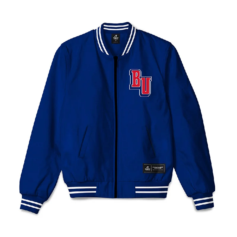 Belmont - NCAA Women's Track & Field : Kaitlyn Thorne - Bomber Jacket Front Pockets Side Pockets Patch Pockets