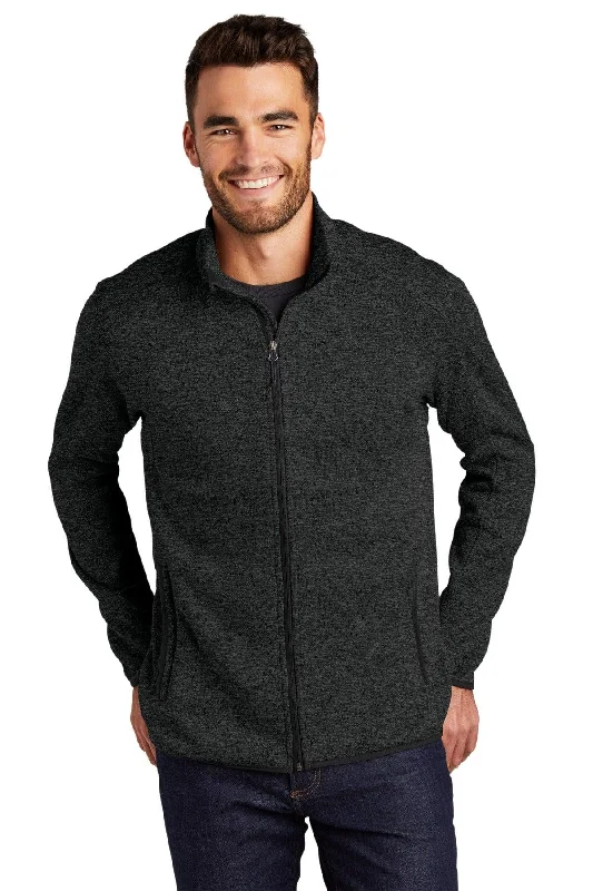 Port Authority Sweater Fleece Jacket. F232 Slim Fit Regular Fit Oversized